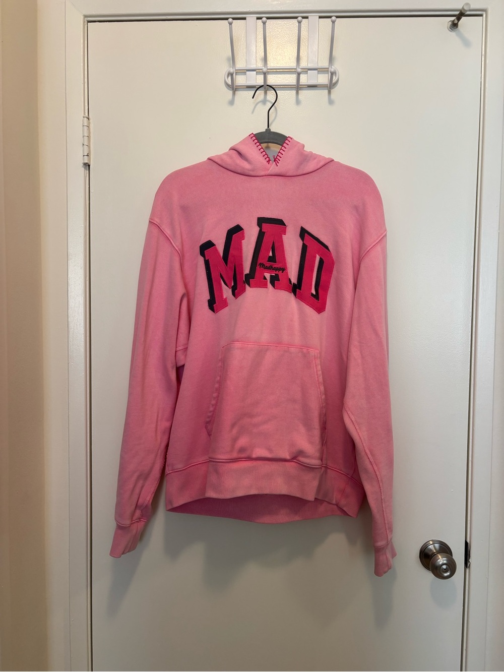 Madhappy x GAP Pink “MAD” Hoodie Sweatshirt